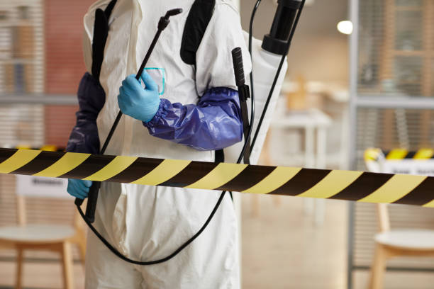 Professional Sewage Cleanup technician working in Winchester, OH